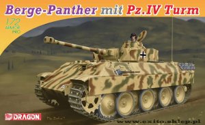DRAGON 7508 - 1:72 Berge-Panther mit Pz.IV Turm