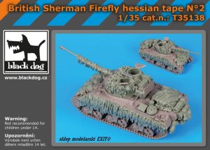BLACK DOG T35138 - 1:35 British Sherman Firefly hessian tape N°2