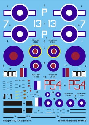 Go to product TECHMOD 48041 - 1:48 F4U-1 Corsair