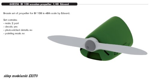 Go to product EDUARD 648256 - 1:48 Bf 108 wooden propeller