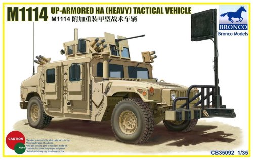 Go to product BRONCO CB 35092 - 1:35 M1114 Up-Armoured HA Tactical Vehicle