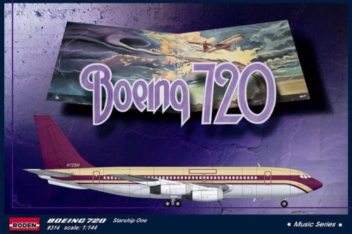 Go to product RODEN 314 - 1:144 Boeing 720 Starship One - Music Series