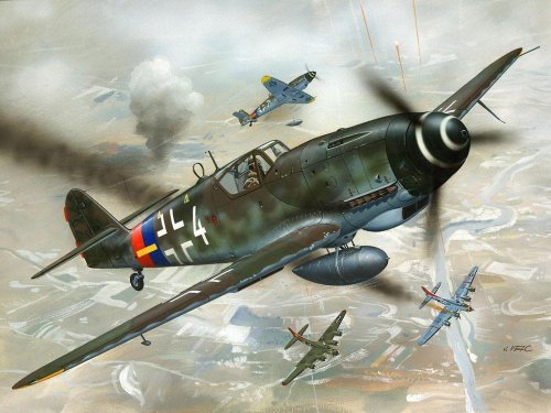 Go to product REVELL 64160 - 1:72 Messerschmitt Bf-109 G-10