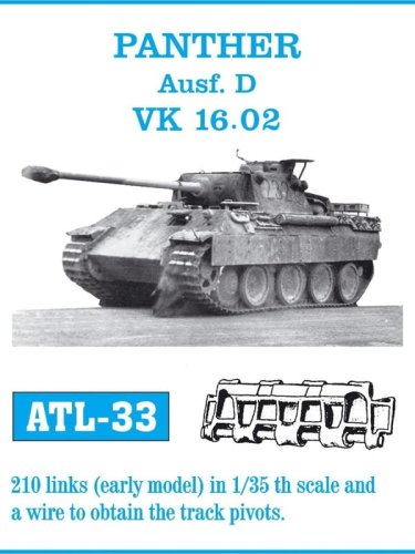 Go to product Friulmodel ATL-033 - 1:35 Panther Ausf. D / VK 16.02 metal tracks