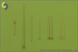 MASTER SM-350-063 - 1:350 Independence LCS-2, LCS-4 antennas, masts and gun barrel for Mk110 Bofors 57mm/70
