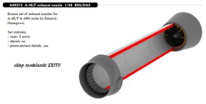EDUARD 648215 - 1:48 A-4E/F exhaust nozzle