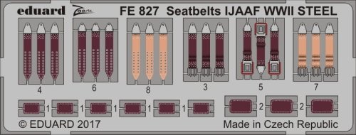 Go to product EDUARD FE827 - 1:48 Seatbelts IJAAF WWII - Steel