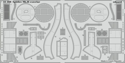 Go to product EDUARD 32360 - 1:32 Spitfire Mk.II exterior