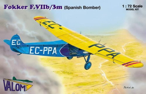 Go to product VALOM 72064 - 1:72 Fokker F.VIIb/3m Spanish Bomber