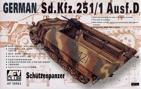 Go to product AFV CLUB 35063 - 1:35 Sd.Kfz. 251 ausf.D