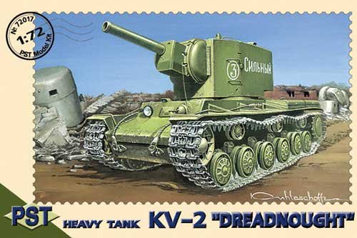 Go to product PST 72017 - 1:72 KV-2 "Dreadnought" Heavy Tank
