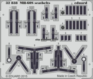 EDUARD 32838 - 1:35 MH-60S seatbelts