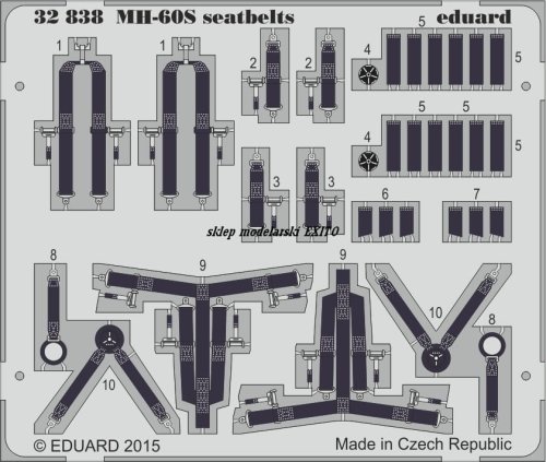 Go to product EDUARD 32838 - 1:35 MH-60S seatbelts
