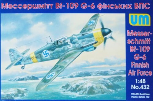 Go to product UNIMODELS 48-432 - 1:48 Messerschmitt Bf 109 G6 / R3 (Finish Air Force )