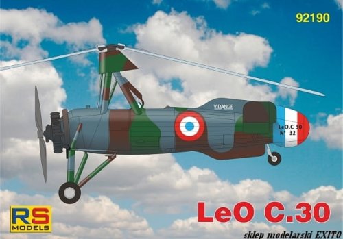 Go to product RS MODELS 92190 - 1:72 LeO C.30