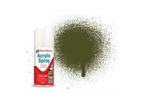 Go to product HUMBROL 155 - Olive Drab Matt spray can 150 ml.