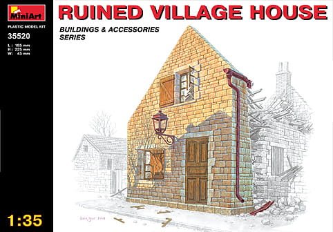 Go to product MINIART 35520 - 1:35 Village Ruined House