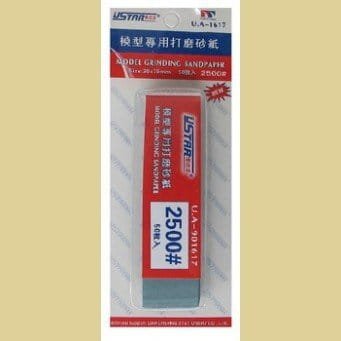Go to product U-STAR UA91617 - 50 pcs set of mini sandpaper sheets. Grit: #2500