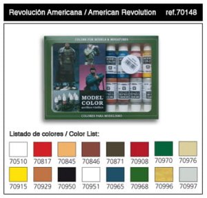 VALLEJO Model Color Set 70148 - American Revolution