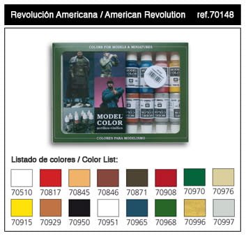 Go to product VALLEJO Model Color Set 70148 - American Revolution