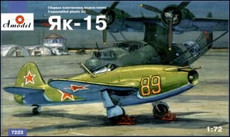 Go to product AMODEL 7223 - 1:72 Yakovlev Yak-15