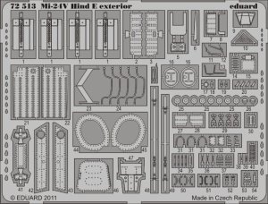 EDUARD 72513 - 1:72 Mi-24V Hind E exterior