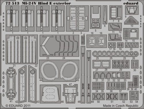 Go to product EDUARD 72513 - 1:72 Mi-24V Hind E exterior