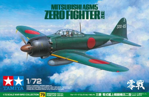 Go to product TAMIYA 60779 - 1:72 Mitsubishi A6M5 Zero