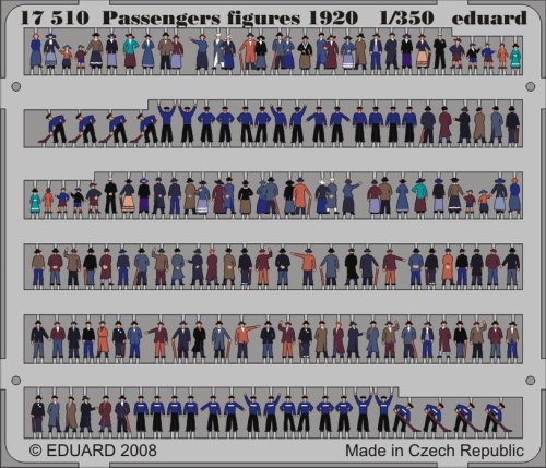 Go to product EDUARD 17510 - 1:350 Passengers Figures 1920