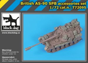 BLACK DOG T72095 - 1:72 British AS-90 SPB accessories set