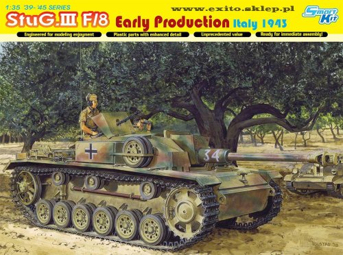 Go to product DRAGON 6620 - 1:35 StuG. III F/8 Early Production Italy 1943
