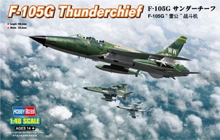 Go to product HOBBY BOSS 80333 - 1:48 F-105 G Thunderchief