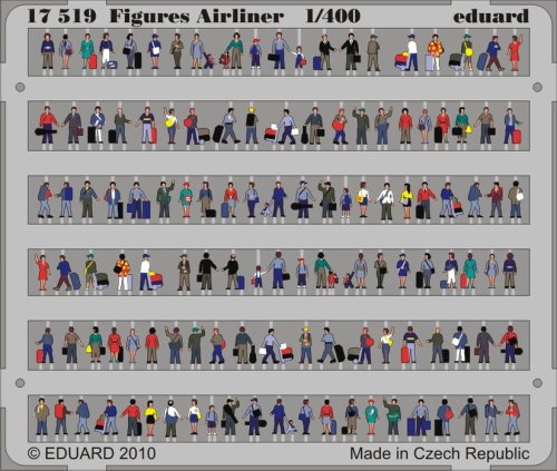 Go to product EDUARD 17519 - 1:400 Figures Airliner