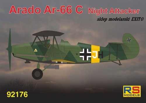 Go to product RS MODELS 92176 - 1:72 Arado Ar 66 C Night Attaker