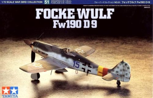 Go to product TAMIYA 60751 - 1:72 Focke Wulf Fw-190 D-9
