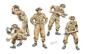 BRONCO CB 35087 - 1:35 British 17 pdr Anti-Tank Gun Crew set