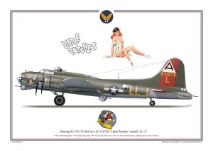 Exito 007 - Poster B-17 G Flying Fortress - Little Patches