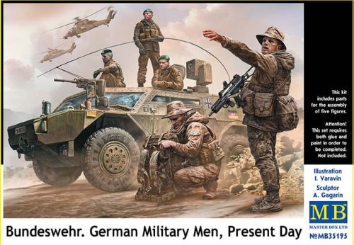 Go to product MASTER BOX 35195 - 1:35 Bundeswehr German Military men - Present day