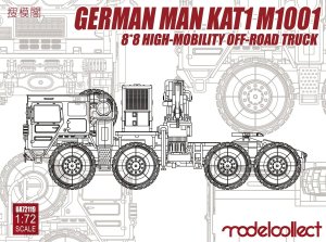 MODELCOLLECT UA72119 - 1:72 German MAN KAT1 M1001