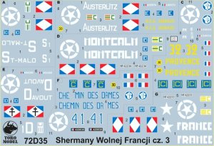 TORO MODEL 72D35 - 1:72 Shermany Wolnej Francji cz.3