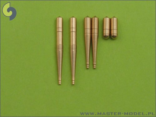 Go to product MASTER AM-72-004 - 1:72 Barrels for British Hispano 20mm with fairings Spitfire wing type C