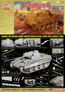 DRAGON 6428 - 1:35 Sd.Kfz. 171 Panther D w/Zimmerit
