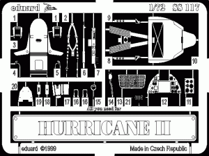 EDUARD SS117 - 1:72 Hurricane Mk.II