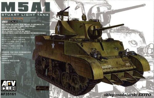 Go to product AFV CLUB 35161 - 1:35 M5A1 Stuart Late