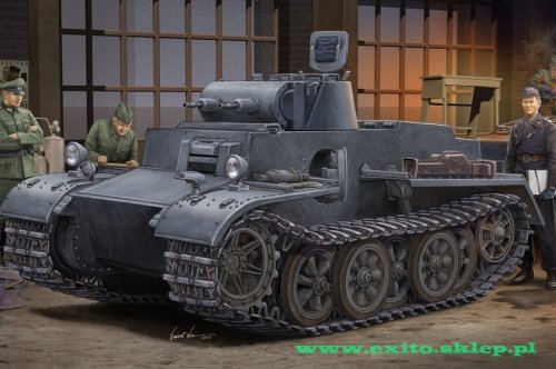 Go to product HOBBY BOSS 83804 - 1:35 German Pz.Kpfw.I Ausf.F (VK18.01) - Early