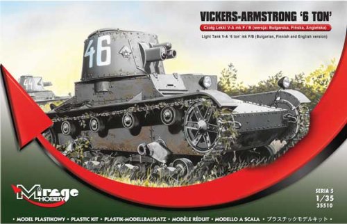 Go to product MIRAGE 355010 - 1:35 Vickers-Armstrong 6 ton Mk F/B