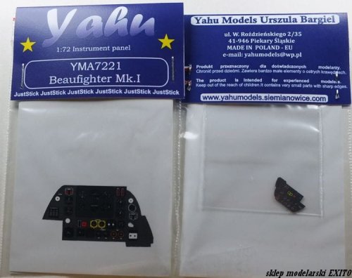 Go to product YAHU YMA7221 - 1:72 Beaufighter Mk.I - Instrument Panel