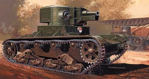 Go to product MIRAGE 72610 - 1:72 Czołg wsparcia T-26A 76,2mm