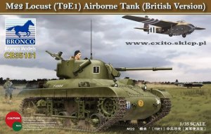 BRONCO CB 35161 - 1:35 M-22 Locust (T9E1) Airborne Tank (British Version)