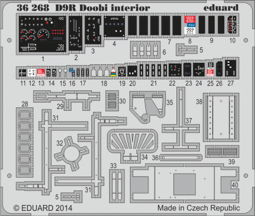 Go to product EDUARD 36268 - 1:35 D9R Doobi interior